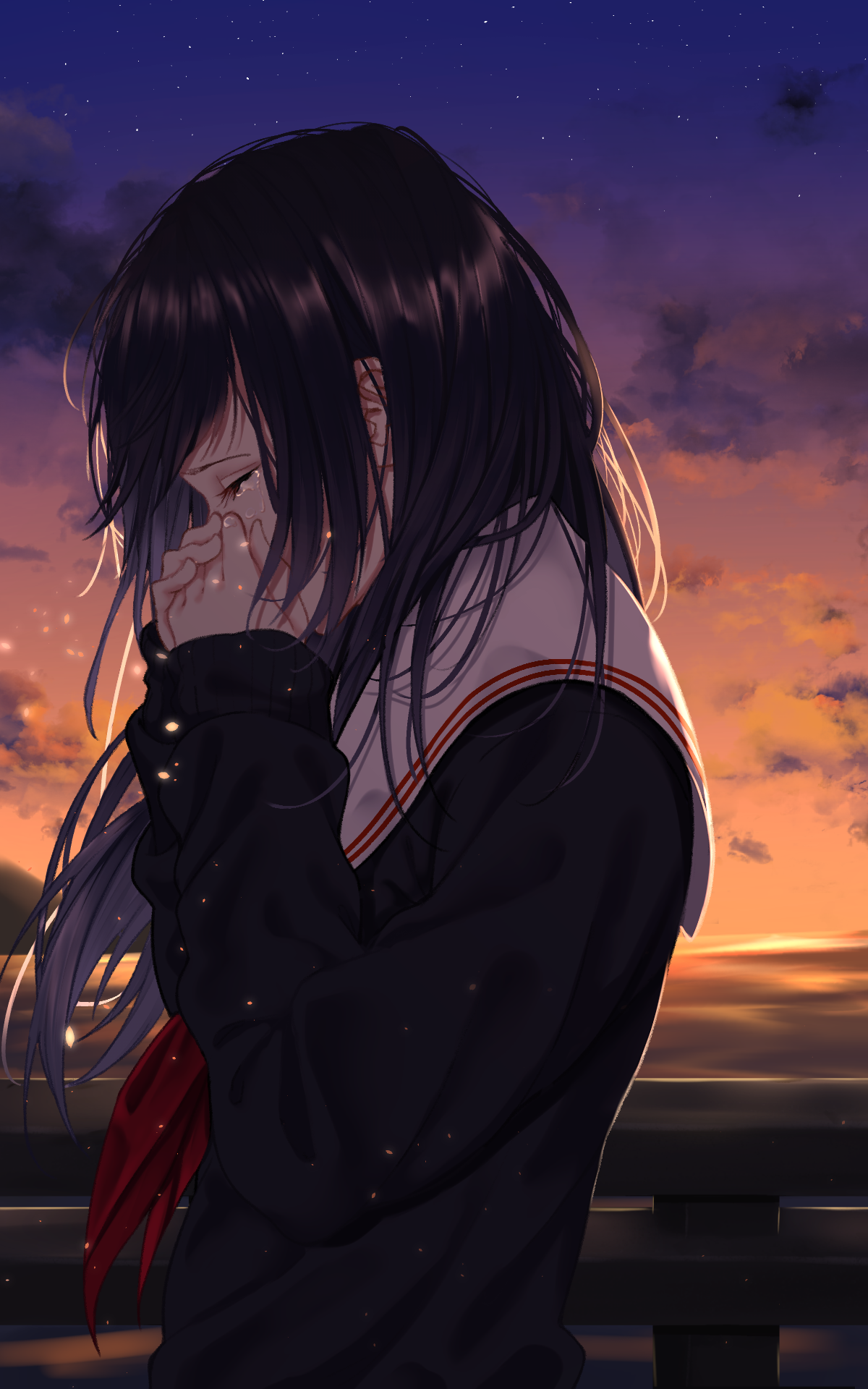 Sad [ Follow Me ] * Dương Dương * Anime Boy Crying, Sad Anime Girl