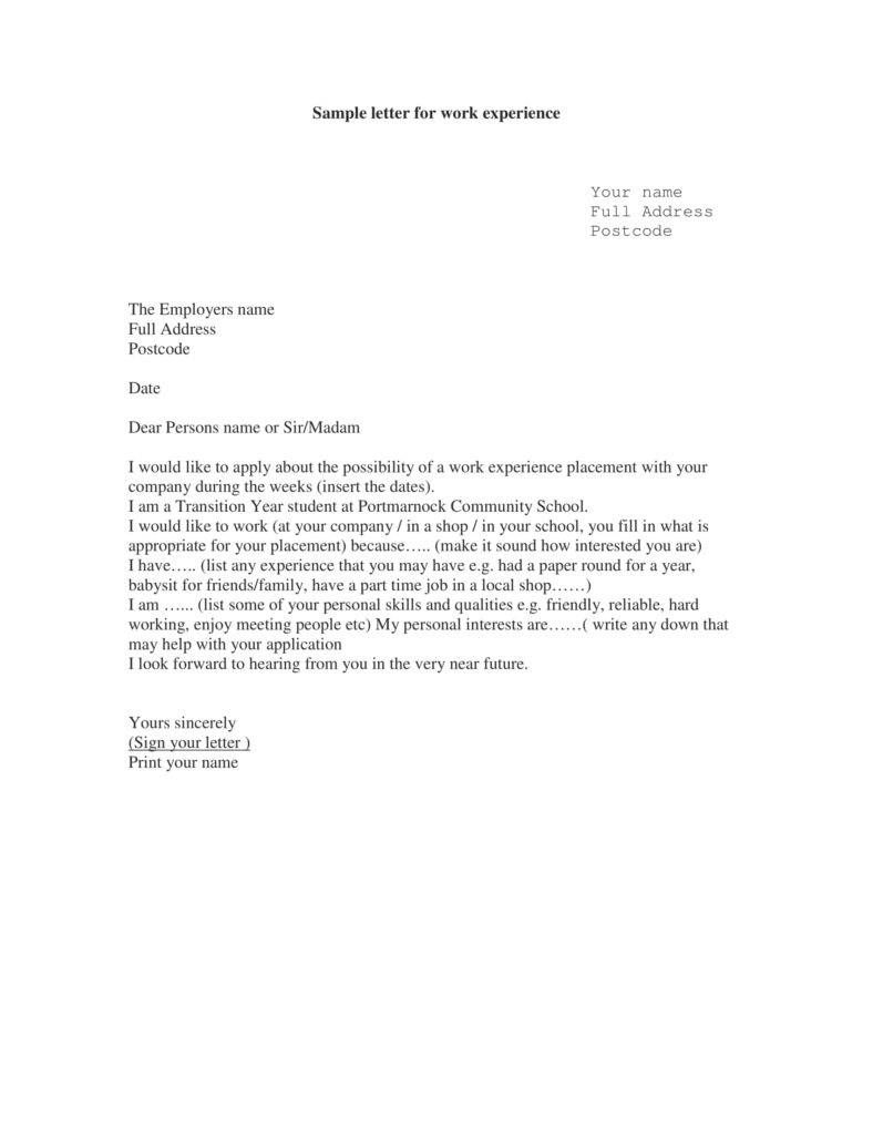 Work Experience Letter Absolute Advantage, Business Campaign, Flea ...