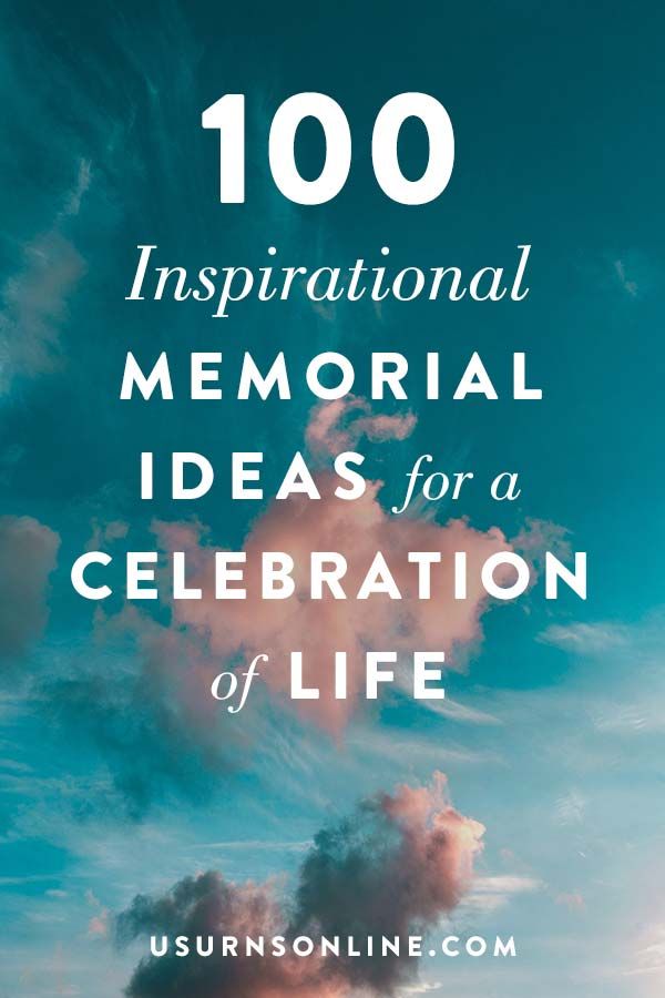 Inspirational Celebration Of Life Poems