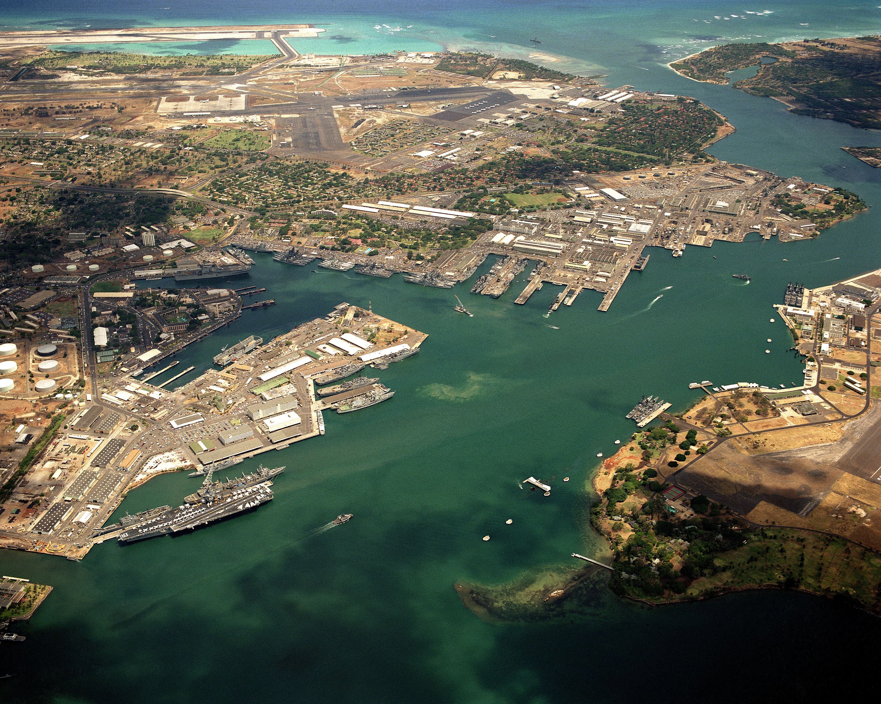 pearl_harbor_1984 | Aerial, Pearl harbor, Aerial view