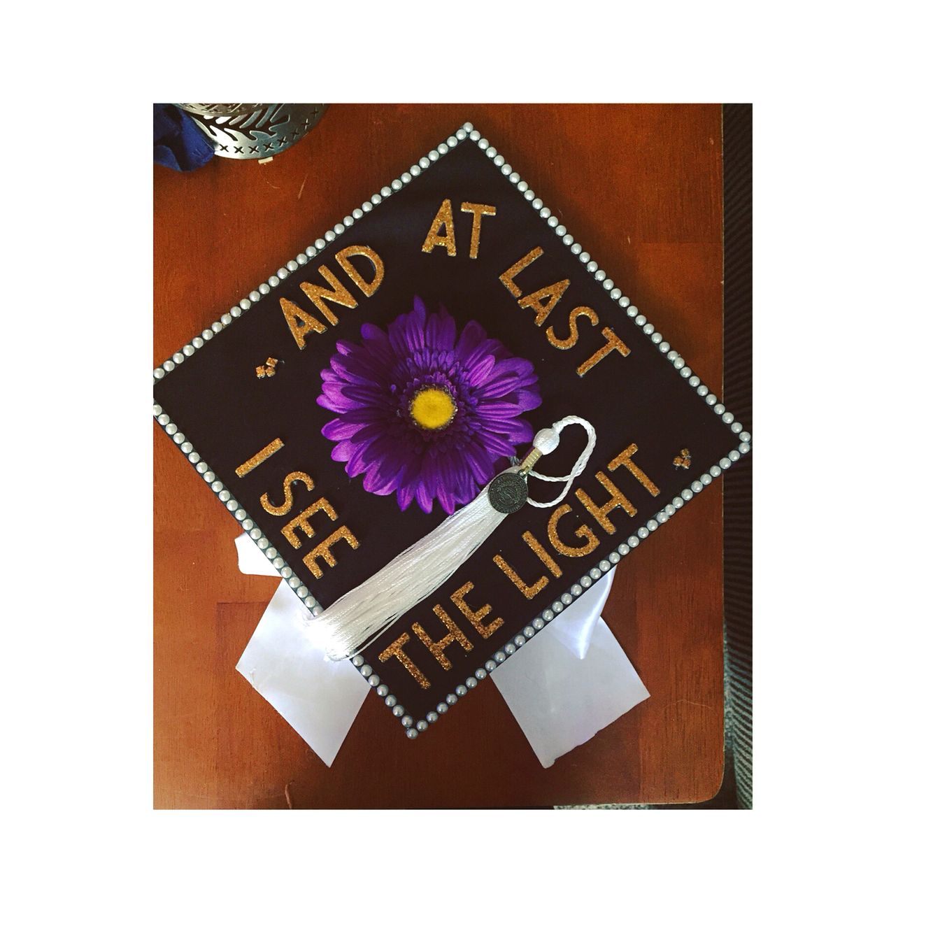 Graduation Cap with Rapunzel and Hidden Mickeys