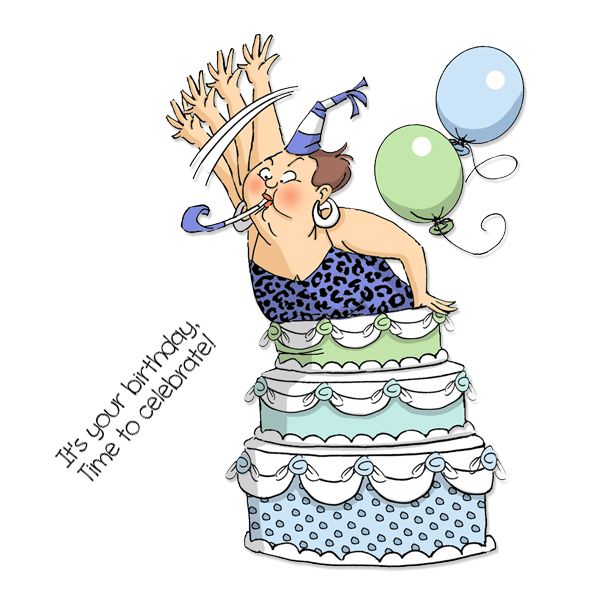 4475 – Cake Popper Set | Birthday humor, Art impressions stamps, Art ...