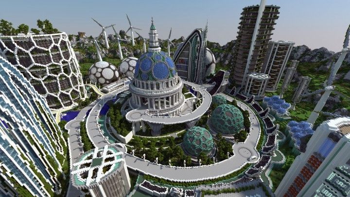 Climate Hope City | Minecraft architecture, Architecture, Minecraft