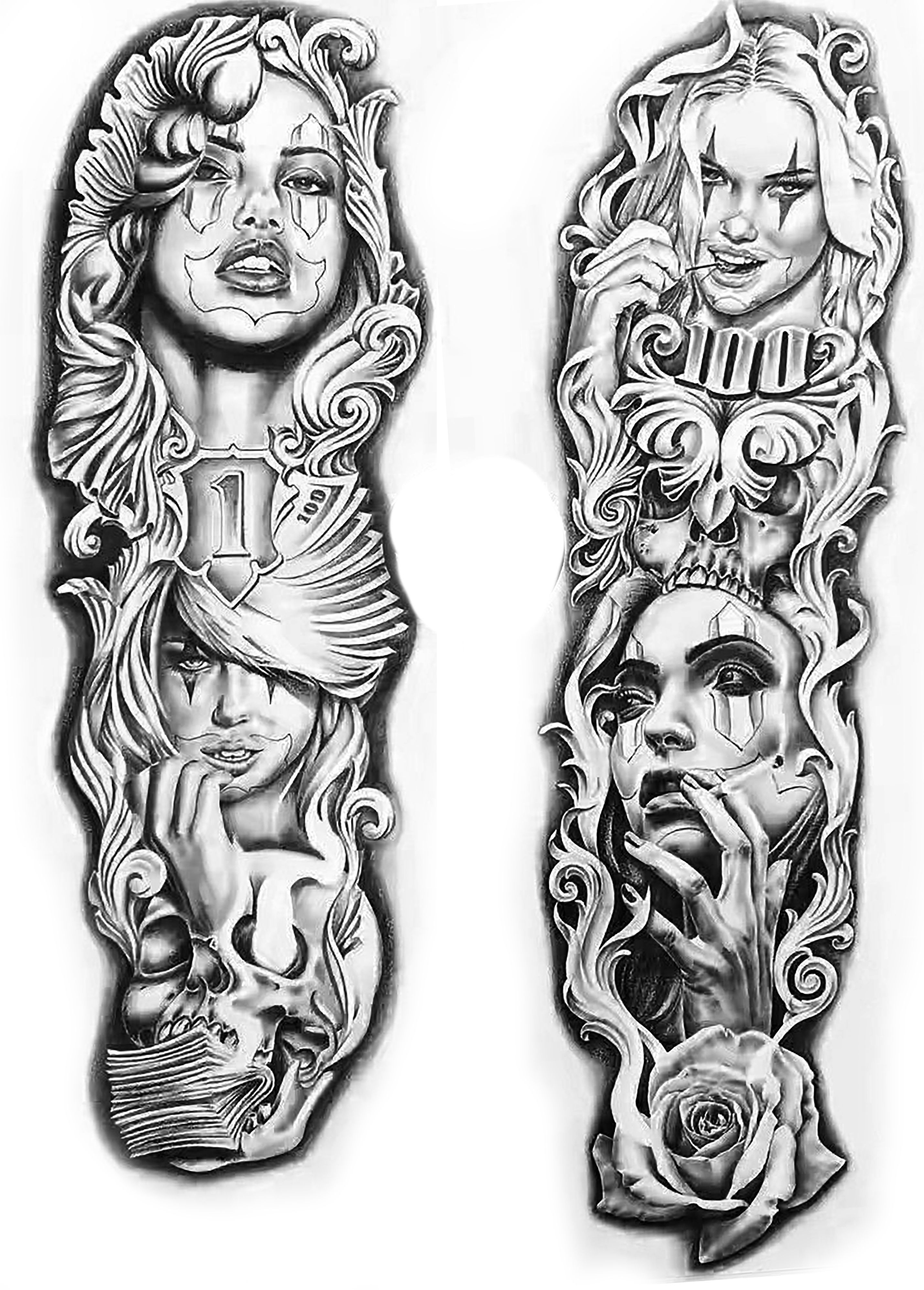 Gangster Chicano Girl Tattoo Designs - Design Talk