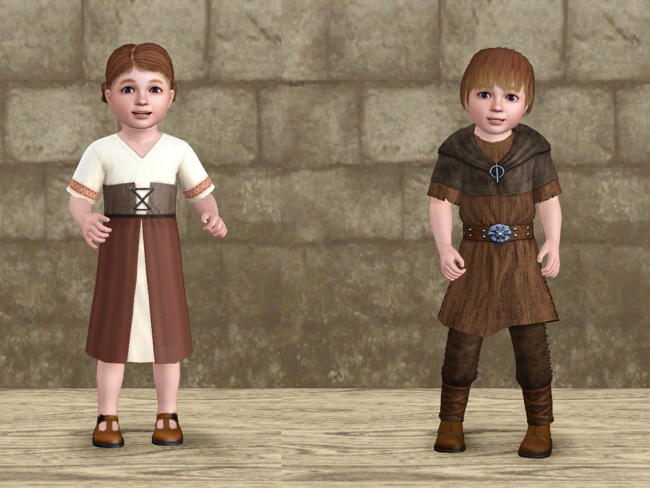 Sims 4 Medieval Children CC