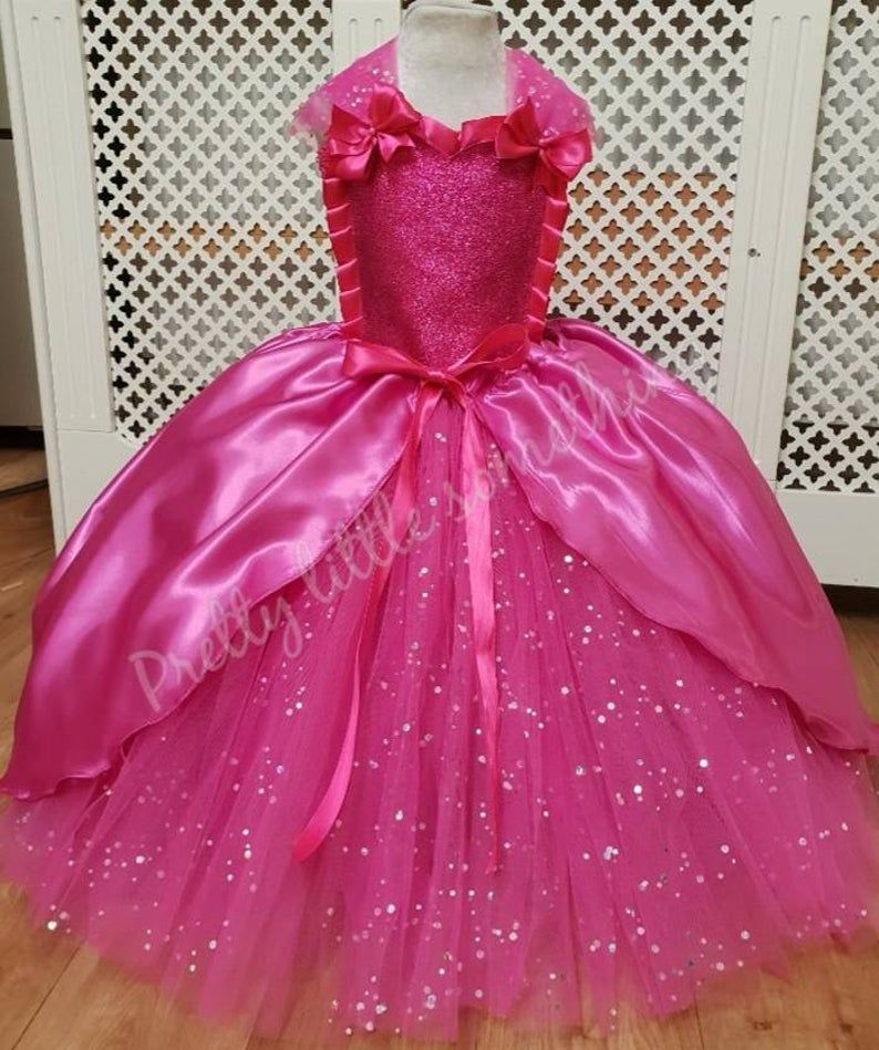 Hot pink luxury sparkle princess tutu dress, pageant ball gown, pink ...