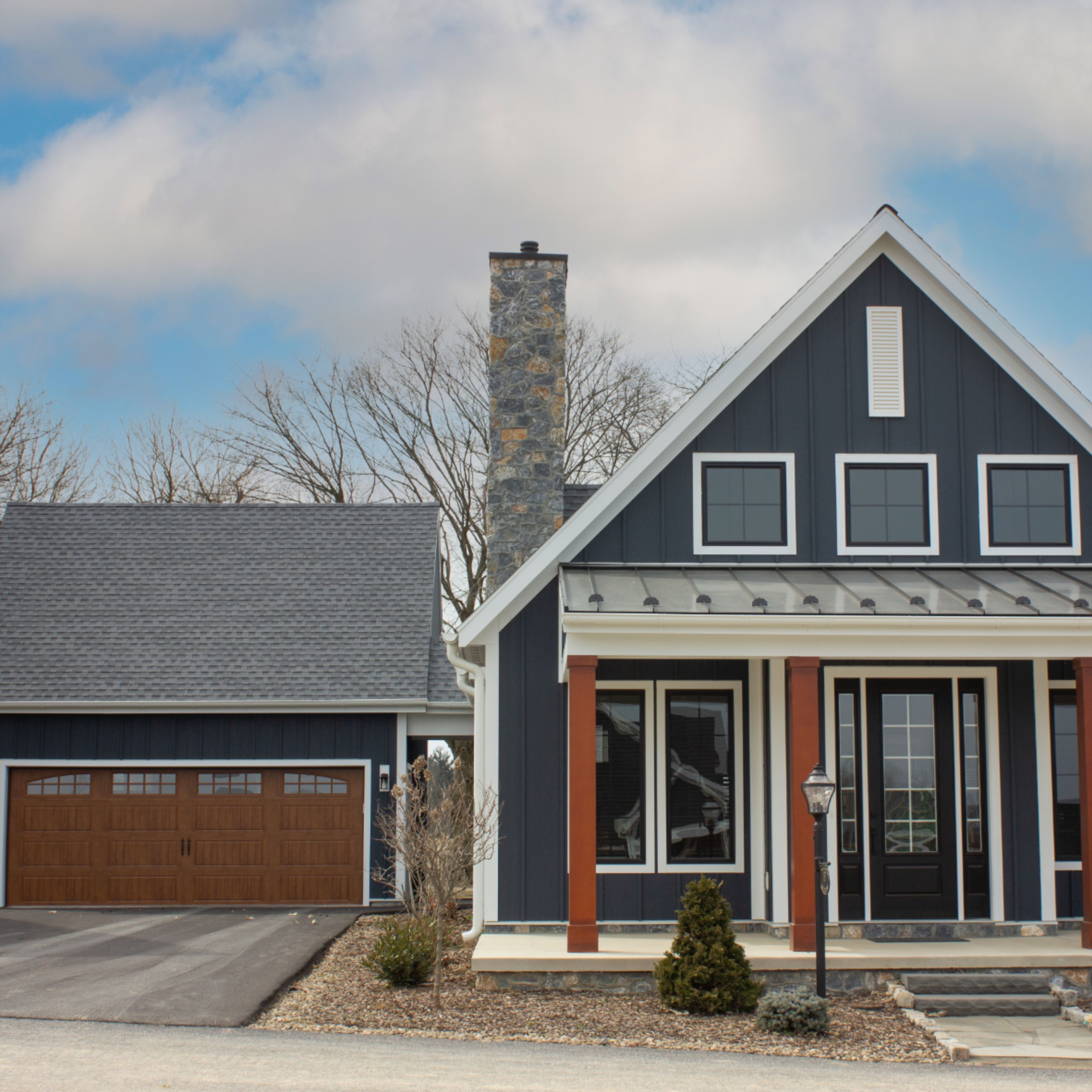 Board And Batten Vinyl Siding Garage