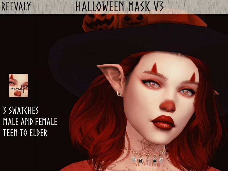 Makeup Cc, Sims 4 Cc Makeup, Clown Makeup, Sims 4 Afro Hair, Witch Nose ...