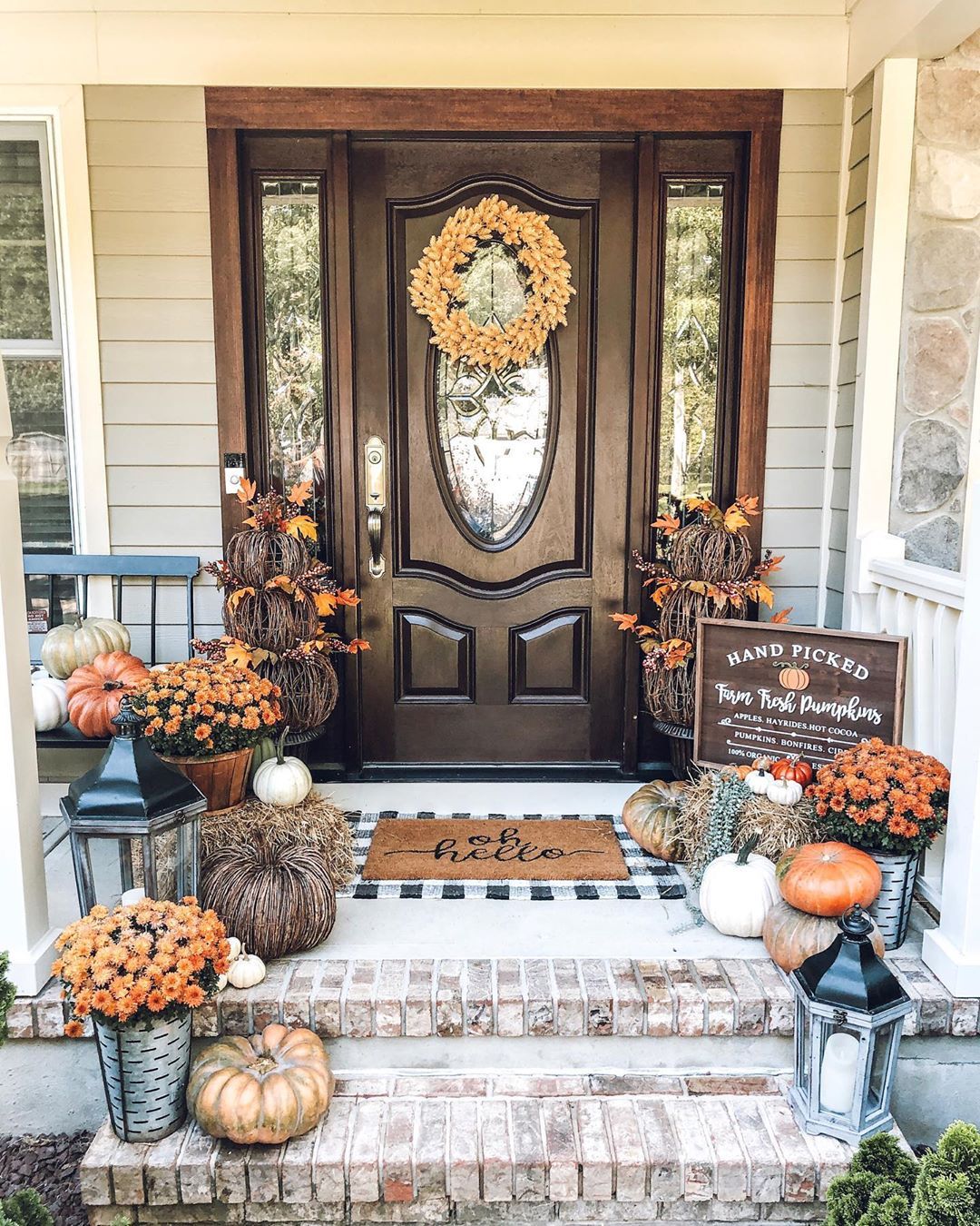 Create a beautiful fall porch display like you've always wanted using ...