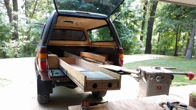 Build the ultimate truck bed sleeping platform for truck camping – Artofit