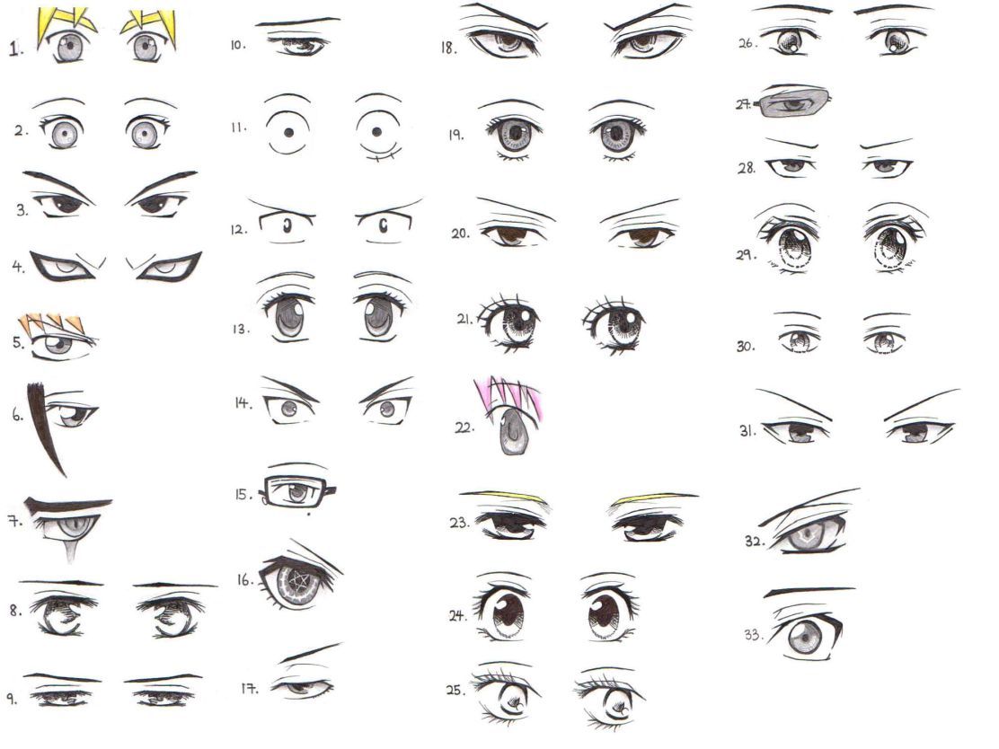 33_manga_and_anime_character_eye_references_by_usui_misaki_sama-d4ld1n0 ...