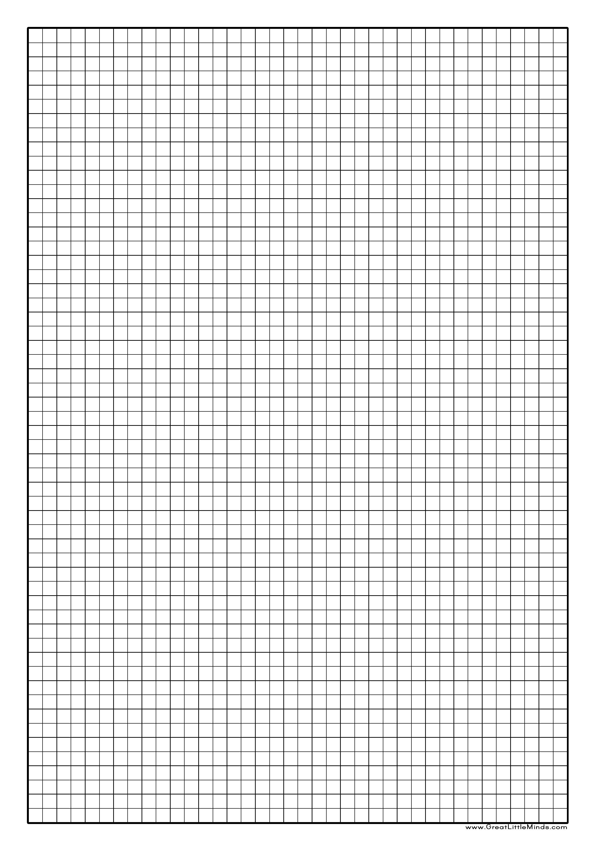 Printable Graph Paper For Kindergarten | John Williams