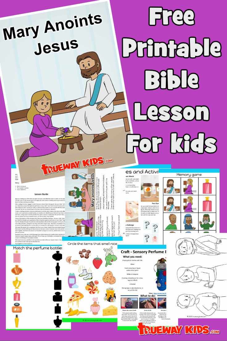 Learn about Mary Anointing Jesus with this fun Bible lesson for kids ...