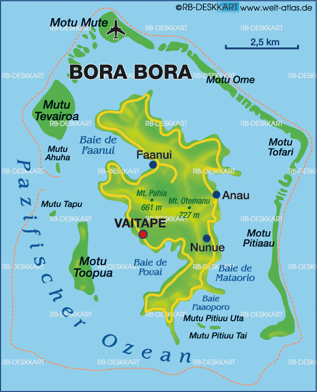 Tahiti, Bora Bora French Polynesia, Bora Bora Map, Bora Bora Island ...