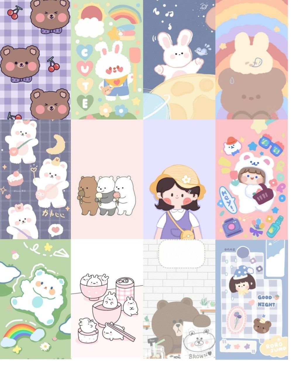 Cute Easy Drawings, Kawaii Drawings, Kawaii Stickers, Cute Stickers ...