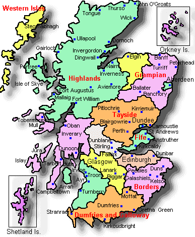 Scottish Map