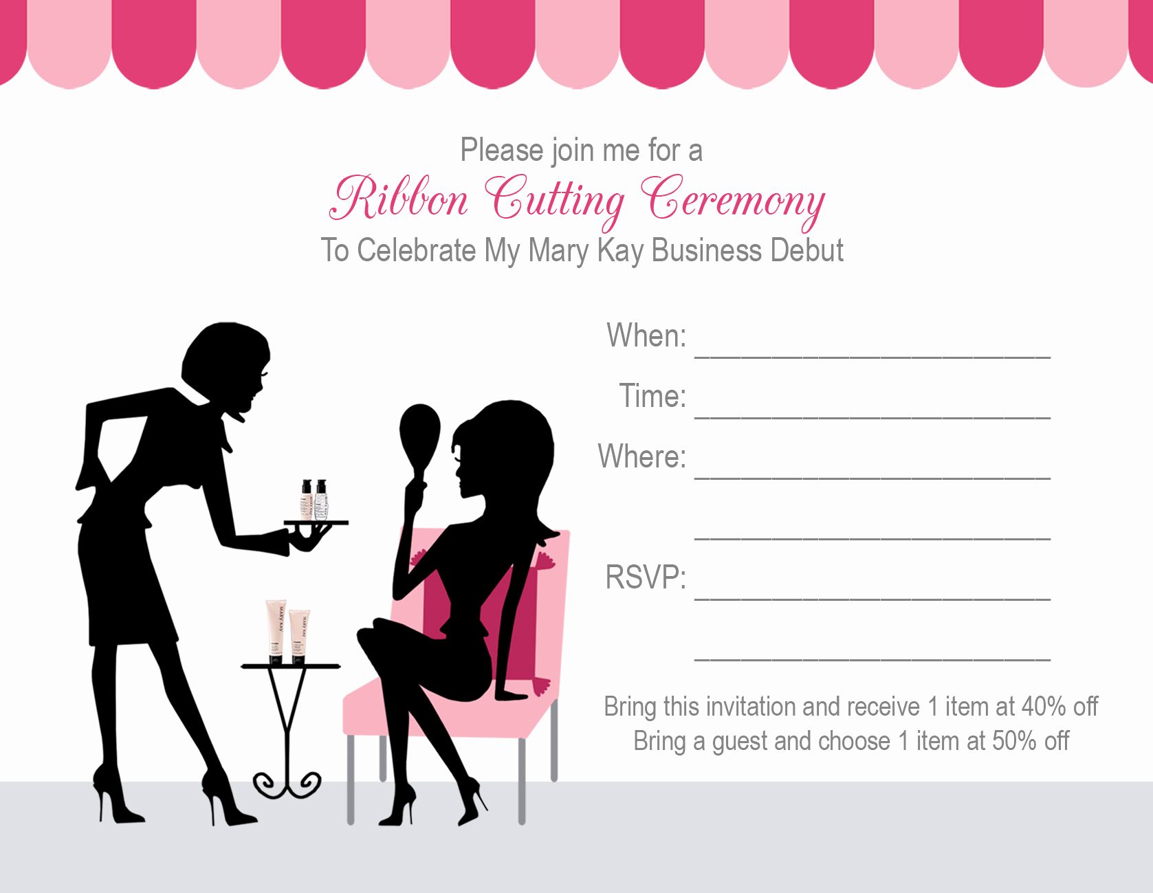 Mary Kay Party Invitation Wording Awesome Birthday Itinerary Template ...