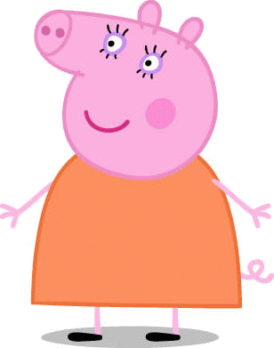 Peppa Pig - Gif | Mummy pig, Peppa pig printables, Peppa pig images