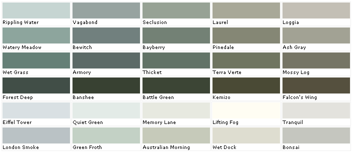 Valspar Gray Color Chart