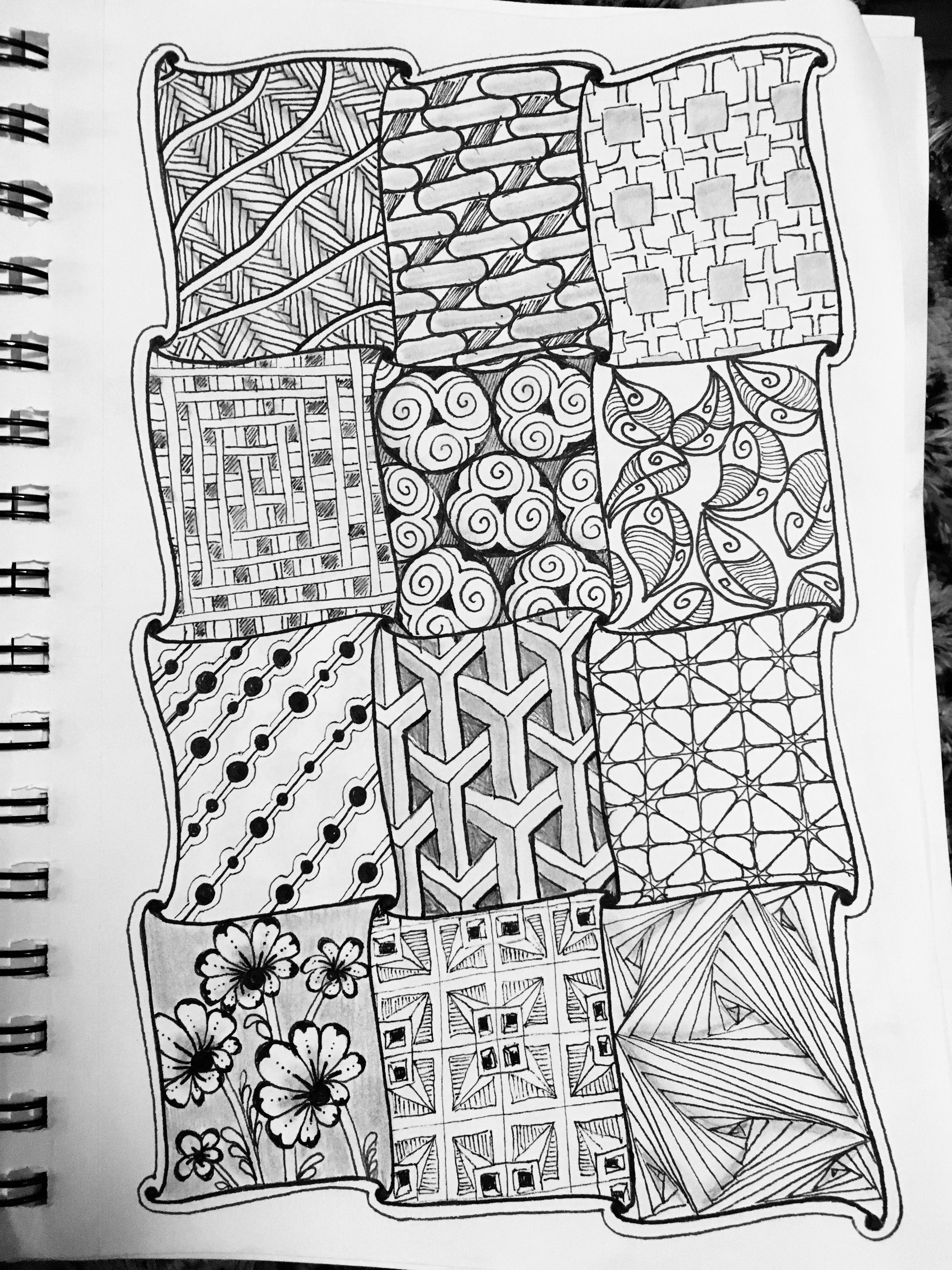 Examples Of Zentangle Art - Design Talk