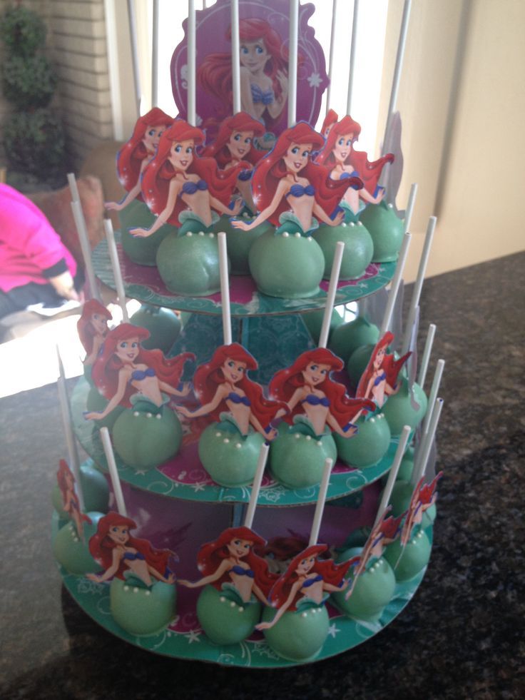 I'd love to find these Ariel cupcake toppers for these! Diy Mermaid ...