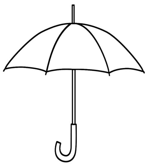 Umbrella Coloring Pictures 6