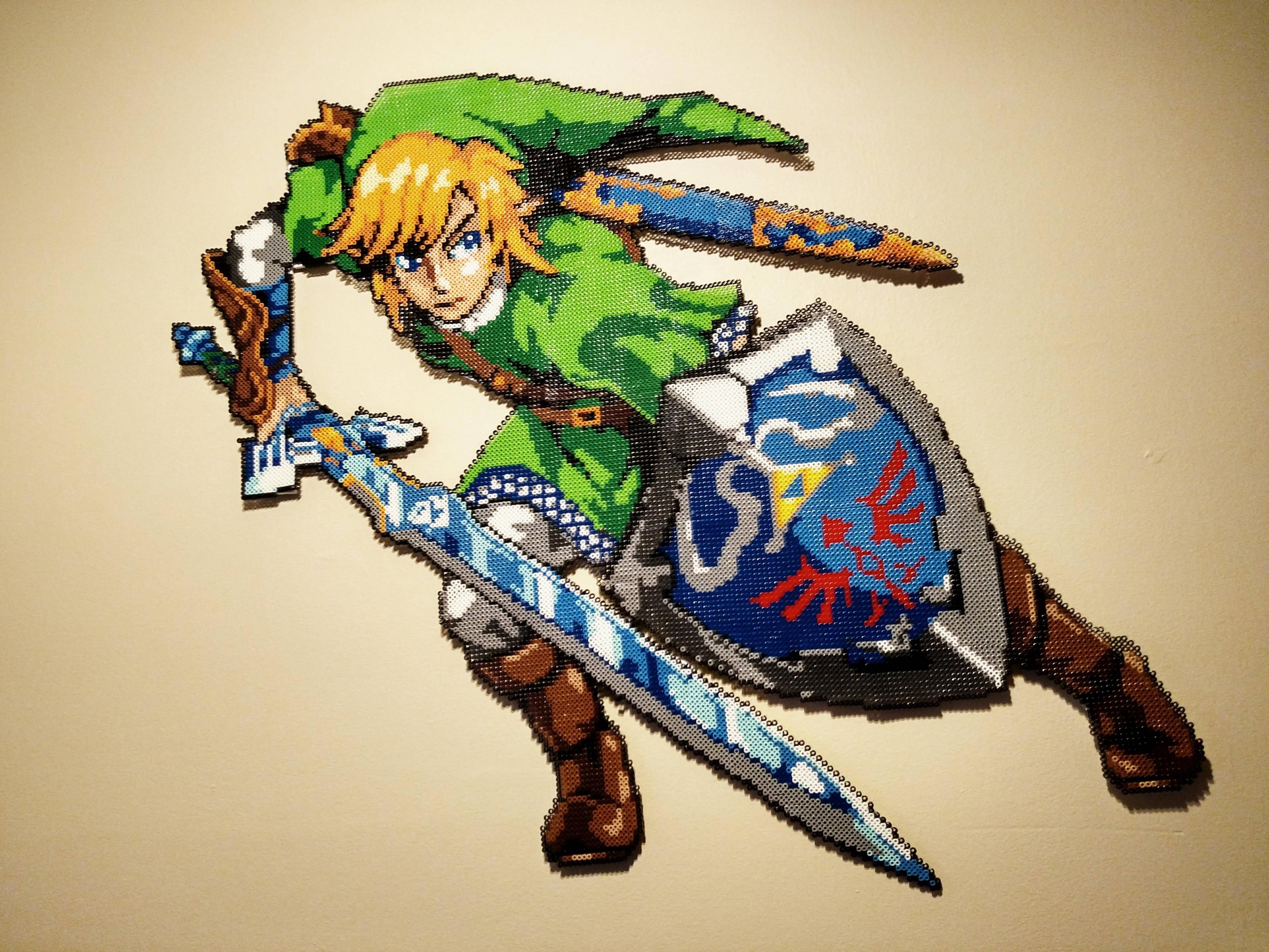 Zelda Perler Bead Art