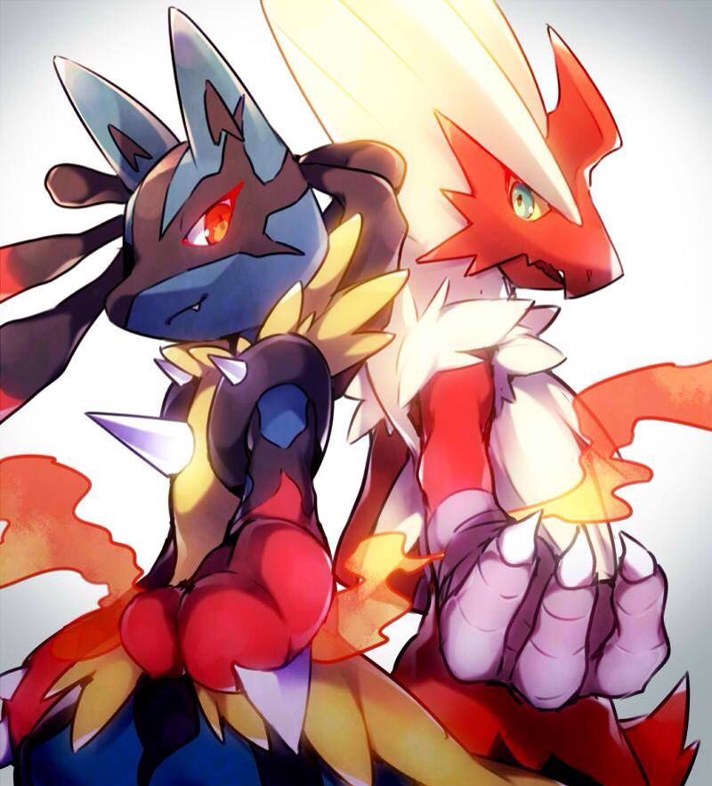 Pokemon X And Y Mega Lucario Vs Mega Blaziken