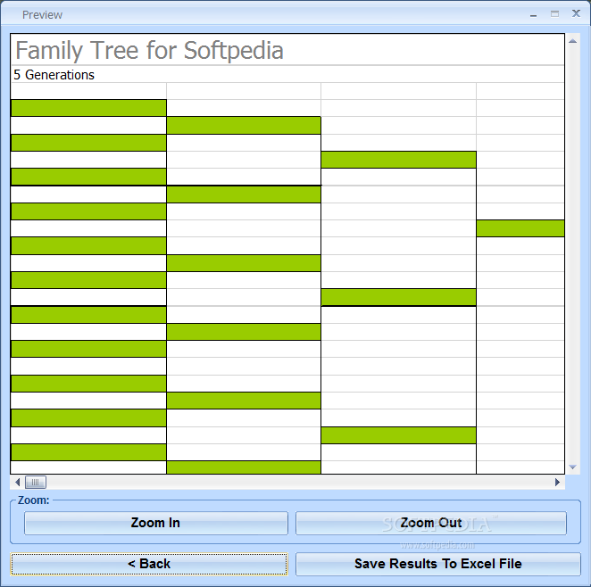 Excel Family Tree Chart Template Software - The resulting template is ...