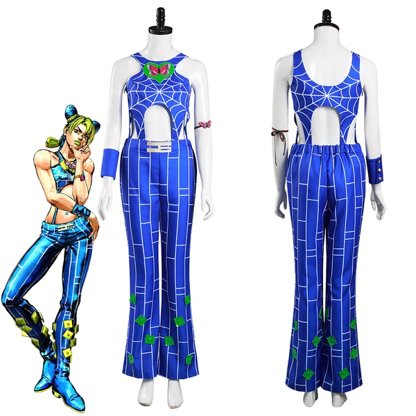 JoJo‘s Bizarre Adventure: Stone Ocean Jolyne Cujoh Pants Vest Outfits ...