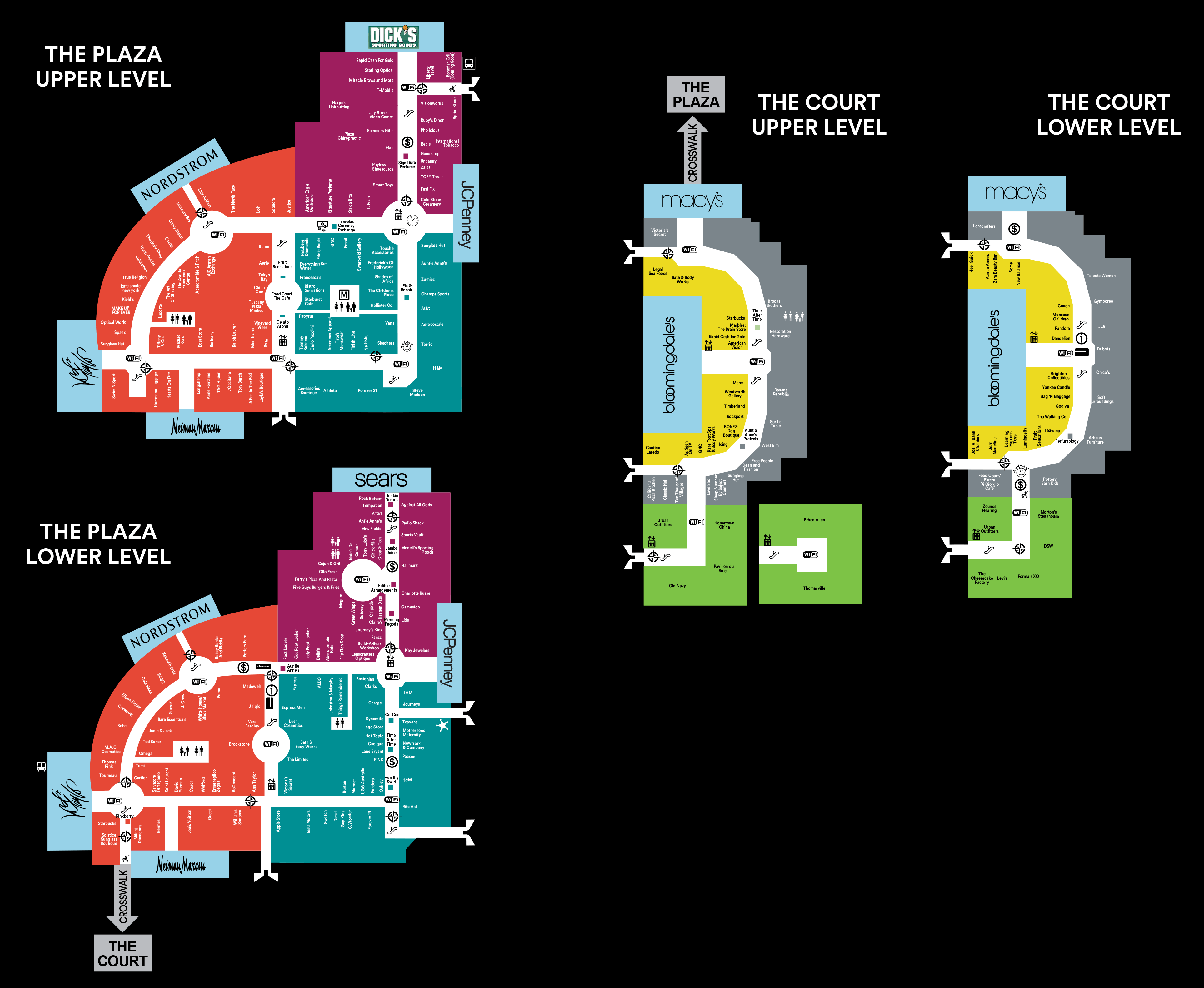 Mall Map For King Of Prussia Mall 174 A Simon Mall Located At King Of Prussia King Of Prussia King Of Prussia Mall Map