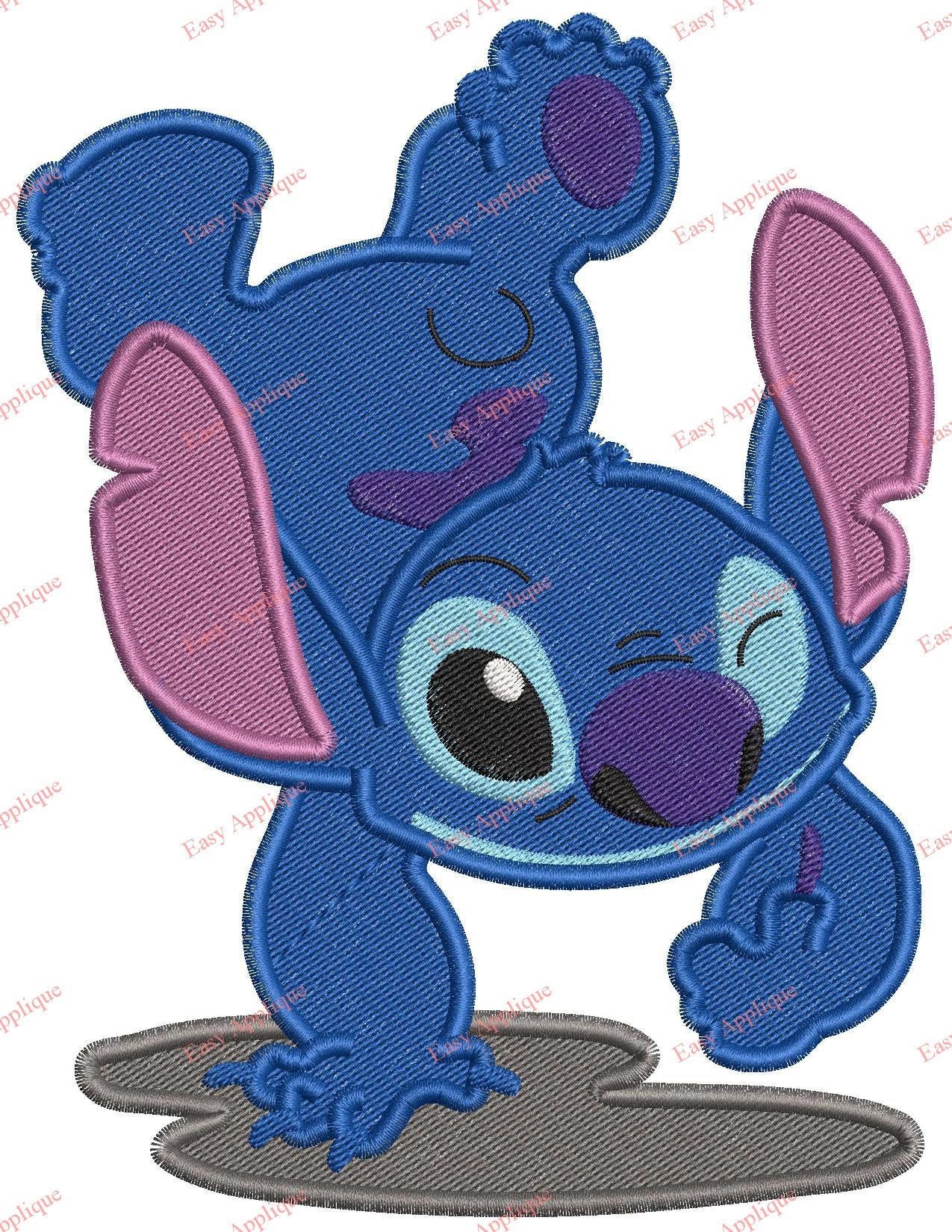 Lilo And Stitch Fill Embroidery Design 04 - Machine Embroidery ...