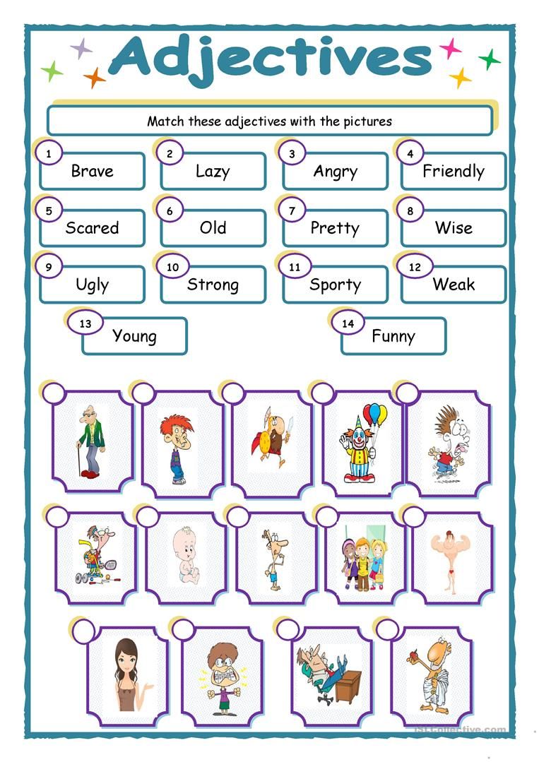 Adjectives - English ESL Worksheets for distance learning and physical ...