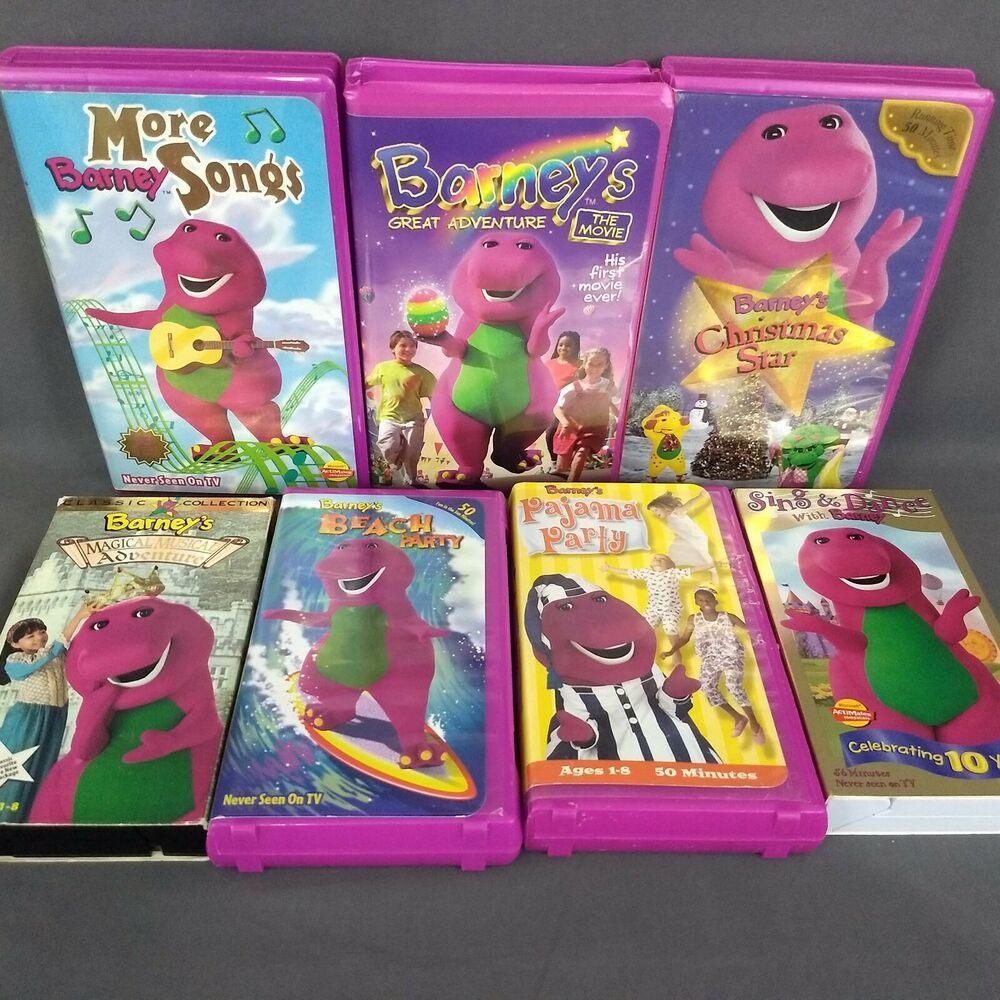 Barney Vhs Lot 20 Rare - vrogue.co