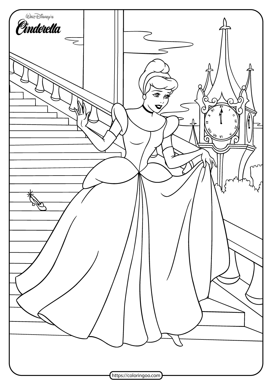 Coloring Pages Cinderella