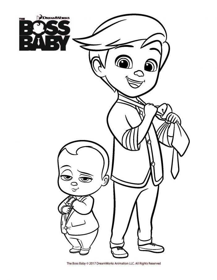 Coloring Pages Boss Baby