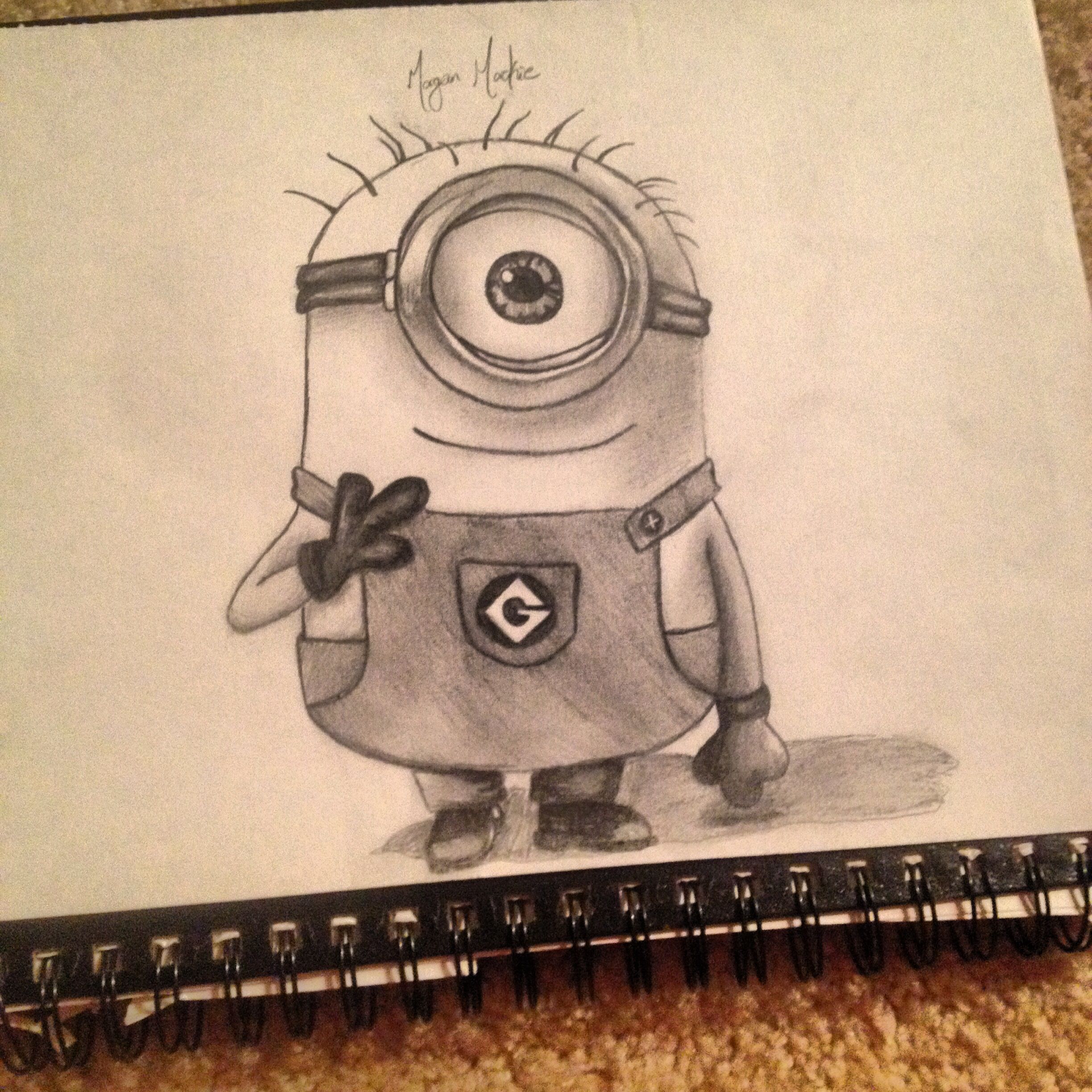 Second minion drawing! Despicable me is one if the cutest movies of all ...