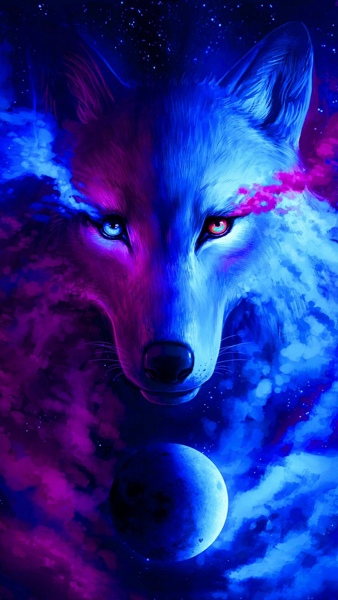 Galaxy Hintergrundbilder Wolf : Wolf Wallpaper And Hintergrund ...