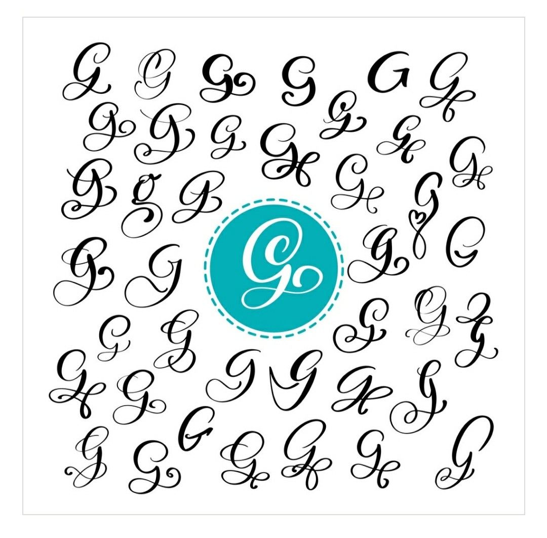 the letter g is made up of black and white letters with a blue circle ...