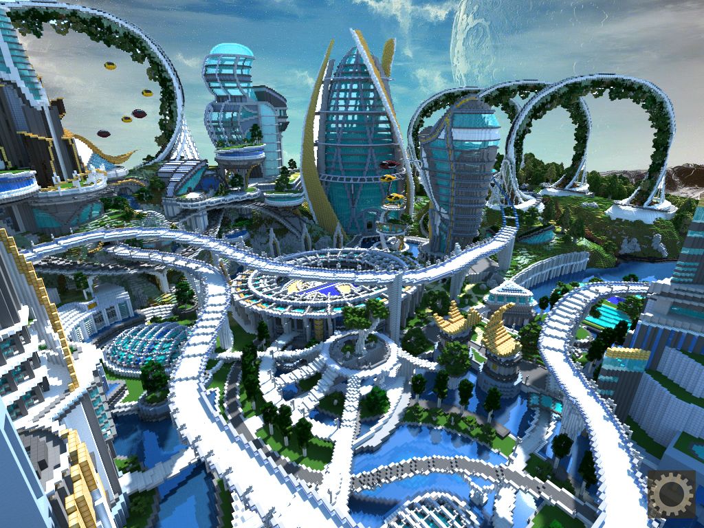 Disney Asked These Guys To Build a Minecraft Tomorrowland (Download ...