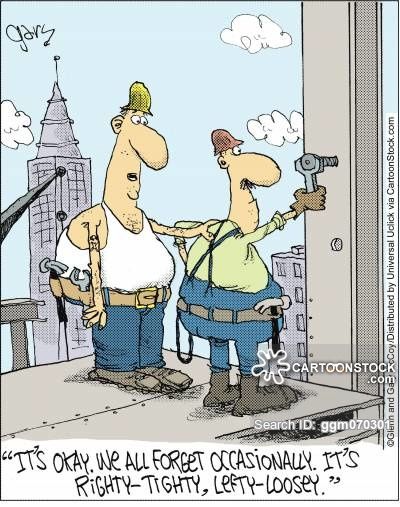 Construction Cartoons and Comics | Construction humor, Woodworking ...