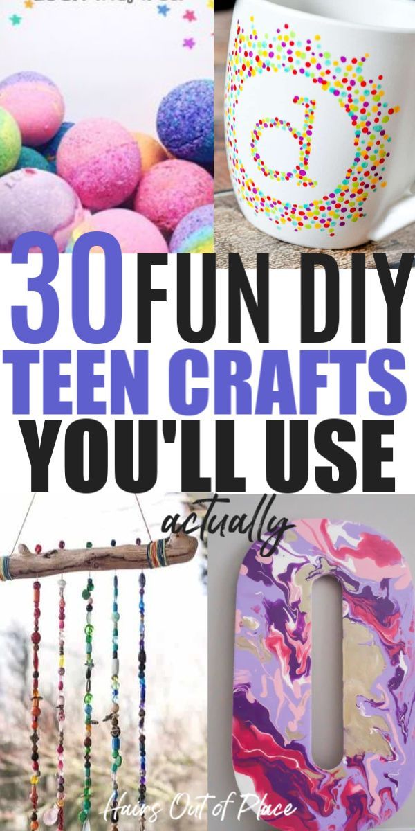 30 DIY teen crafts that are actually fun, easy, and cute! She'll love ...