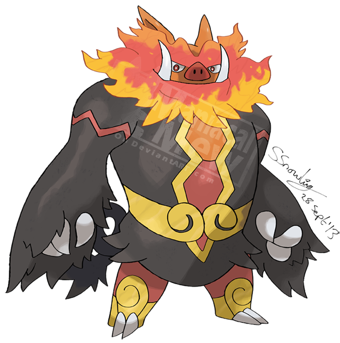 Mega Emboar Card