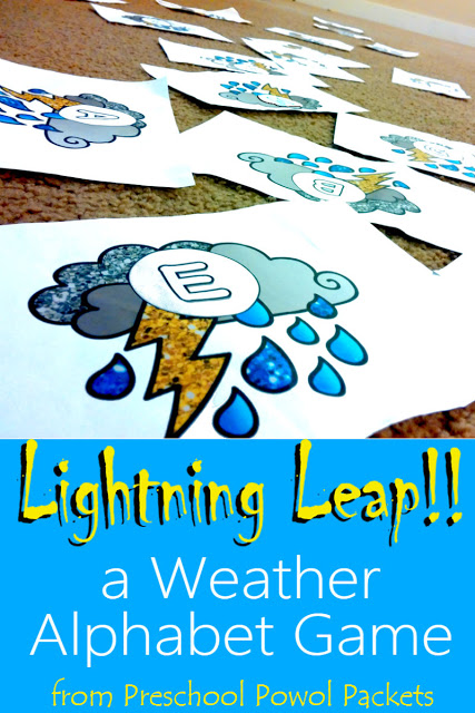 Lightning Leap Weather Alphabet Activity (with free printable ...