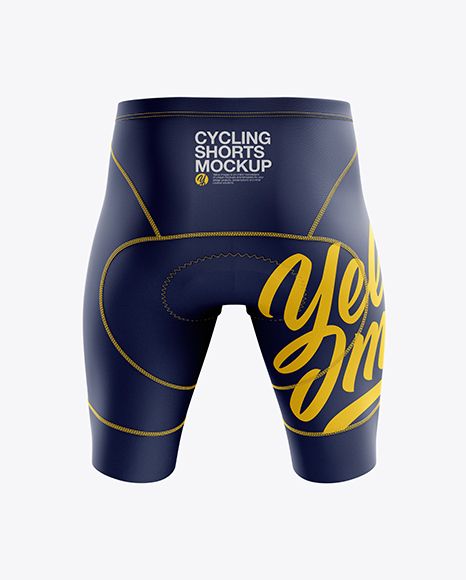 Download Men S Cycling Shorts V2 Mockup Back View In Apparel Mockups On Yellow Images Object Mockups Cycling Shorts Design Mockup Free Mockup Psd