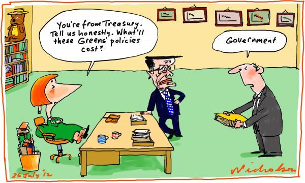 2012-07-26 Treasury costings of Greens policies nor released under FOI ...