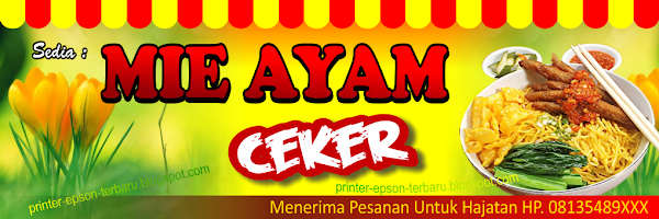 Mie Ayam Ceker Ayam Printer Mie