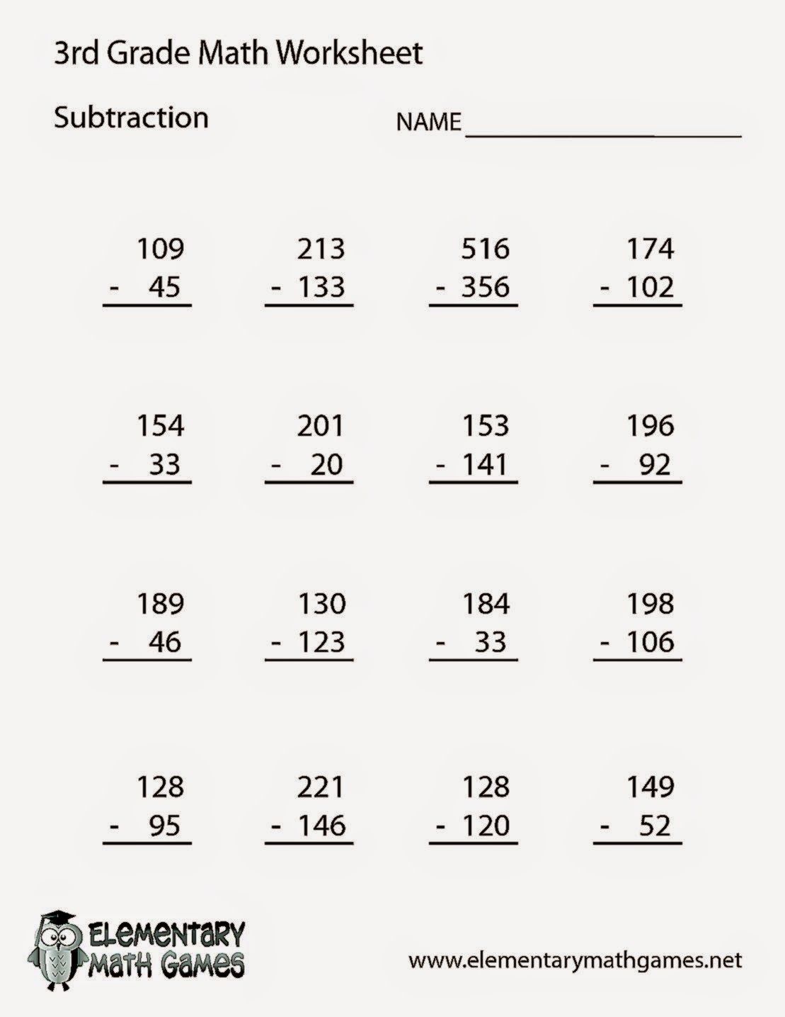 3Rd Grade Math Worksheets | 3rd grade math worksheets, Third grade math ...