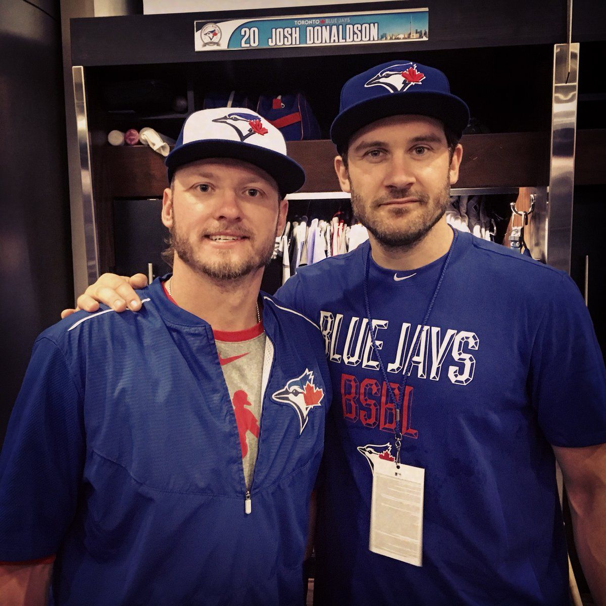 Clive Standen (Vikings, Taken) was hangin' with Josh Donaldson at ...