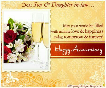 Happy Anniversary Quotes To My Daughter And Son In Law